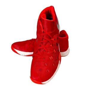 NIKE Zoom HyperQuickness 3 University Red Basketball Shoes Mens Size 13 Sneaker